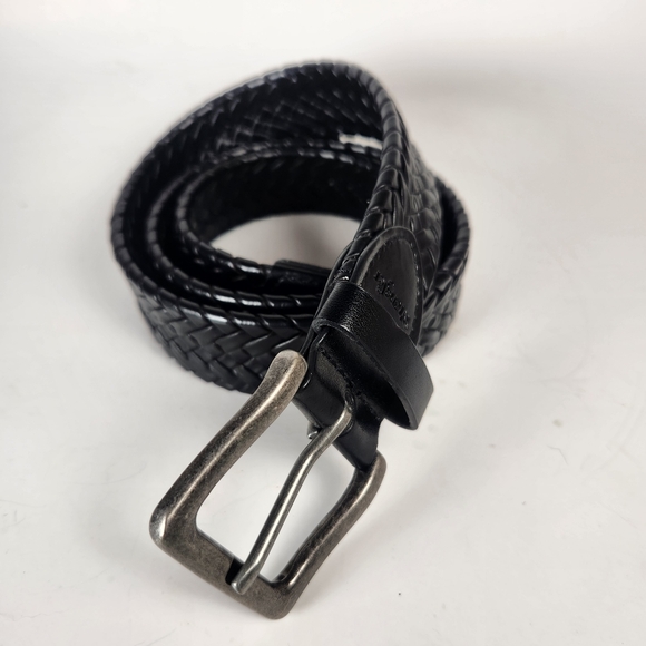 Wrangler Accessories - WRANGLER Belt Size 34 Black Braided Leather
